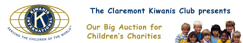 Claremont Kiwanis Club presents the Big Auction fundraiser for Children's Charities